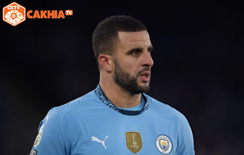 Kyle Walker có thể chuyển tới thi đấu tại AC Milan. Ảnh: Getty