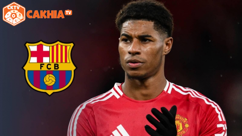 Marcus Rashford và Barcelona thỏa thuận cho mượn (Ảnh: Getty).